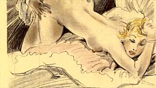 look at these vintage drawings