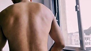 contrast between small and big cocks in gay action