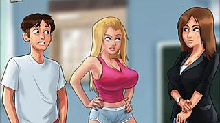 summertime saga 125 features erotic anime hentai scenes with detailed cartoon sex.