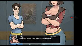 Intense group action in deep vault 69 hentai fallout parody with huge boobs