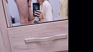 Stepsister Loves Selfie Sex and Cum on Face!