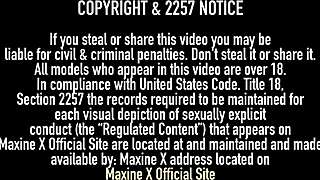 Inked Maid Camille Black Fucks Maxine XS Pussy Hard!