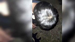 Curvy latina gives blowjobs to friends during walk in usa