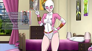 Blonde Whore Bent Over for Hardcore Fucking in Anime Gameplay