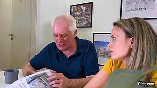 super sexy blonde fucks her husband and swallows