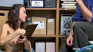 Stolen goods in teen's pussy? WTF!