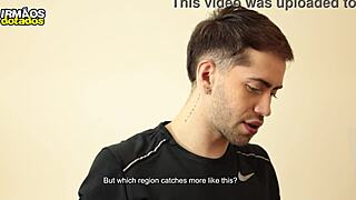 Brazilian Twink Licks Ass During Workout