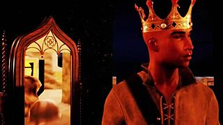 Naive king caught in intriguing 3D cartoon fantasy