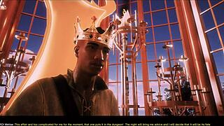 Naive king caught in intriguing 3D cartoon fantasy