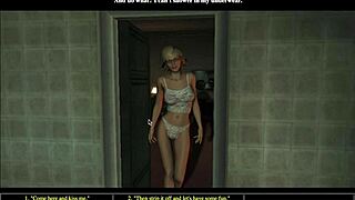 Kelly in lingerie for blowjob fun