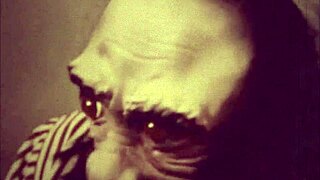 weird vintage threesome with hairy masked group