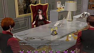 Beautiful bondage and BDSM action in a porn video game