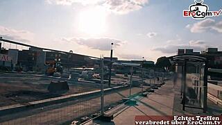 I met a cute brunette spanish pornstar teen on the street and fucked her.