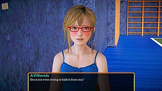 Blonde character in my new family game part 498