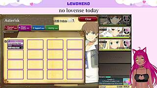 Vtuber lewdneko enjoys evenicle game!