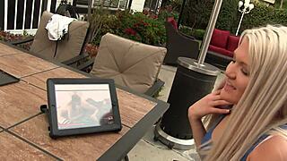 Teen enjoys hardcore sex with stepdad and swallows cum