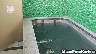 thirsty heteros in bareback orgy craving cumshots and assfucking