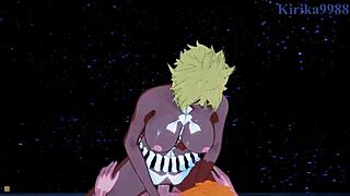 Intense sex with Nelliel and Tier Harribel in Bleach hentai