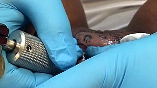 Tattoo Appointment With Cute Ebony Teen