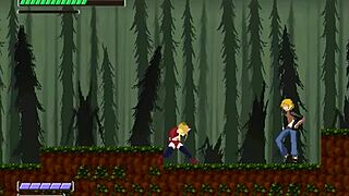 Cute Blonde in Wild Hentai Sex with Men in Forbidden Erotic Game