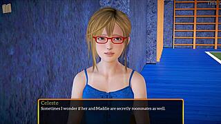 Blonde character in my new family game part 498