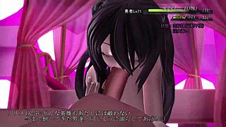 Hero battles the four heavenly kings of the demon army in epic anime showdown