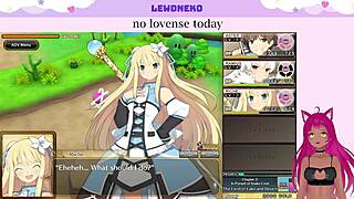 Vtuber lewdneko enjoys evenicle game!