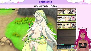 Vtuber lewdneko enjoys evenicle game!