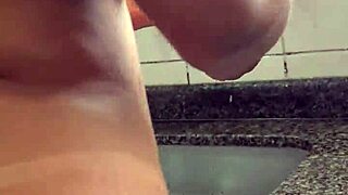 Masturbating in kitchen, reaching orgasm?