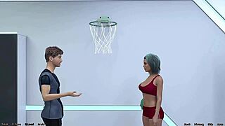 3D animated porn game with femdom mistress and big tits