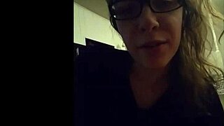 Femdom humiliates with cei sexting and big tits domination