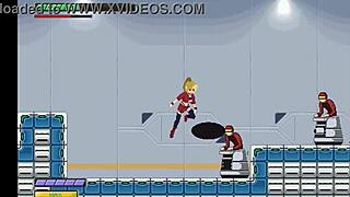 Cute Blonde in Wild Hentai Sex with Men in Forbidden Erotic Game