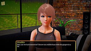 Blonde character in my new family game part 498