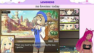 Vtuber lewdneko enjoys evenicle game!