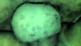 i fill the ebony brunette's pussy with cum