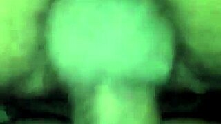 i fill the ebony brunette's pussy with cum