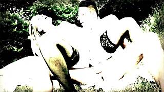 Granny's First Wild Orgy With Young 18+ Cocks and Shaved Fingering Fun. Who Knew She'd Join In?