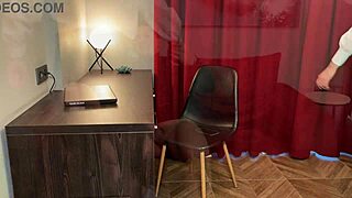 The boss fucked his sexy secretary and stained her with his cum