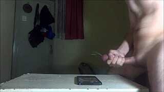 Jerking hard, cum on face for Cassidyboo