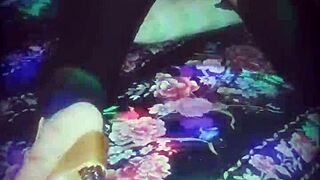 Sharon, a hot 40-year-old receptionist, dresses like a whore after work for her husband to lick her ass.