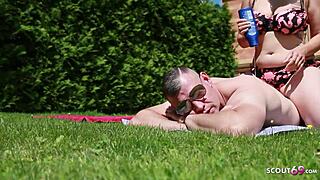 german curvy wife bangin’ at beach with egon kowalski, hubby right there!