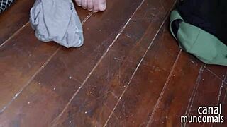 i sat on the ice cream man's thick cock