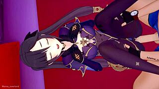 Mona wants to get fucked in the love hotel 😘 Genshin Impact