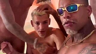 i can't believe this hot twink handjob in the hotel with an older guy