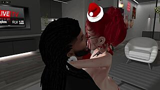 Intriguing interracial: black man fucks young white redhead