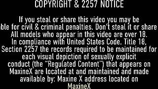 hot blowjob pov clip of brunette maxine x