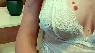 Beauty In Stockings Fingers Wet Pussy To Loud Orgasm