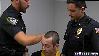 Cop and Boy Blowjob! Two Daddies Are Better!