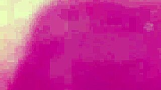 Husband and wife have a private moment on webcam together