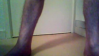 Gay guy uses anal dildo